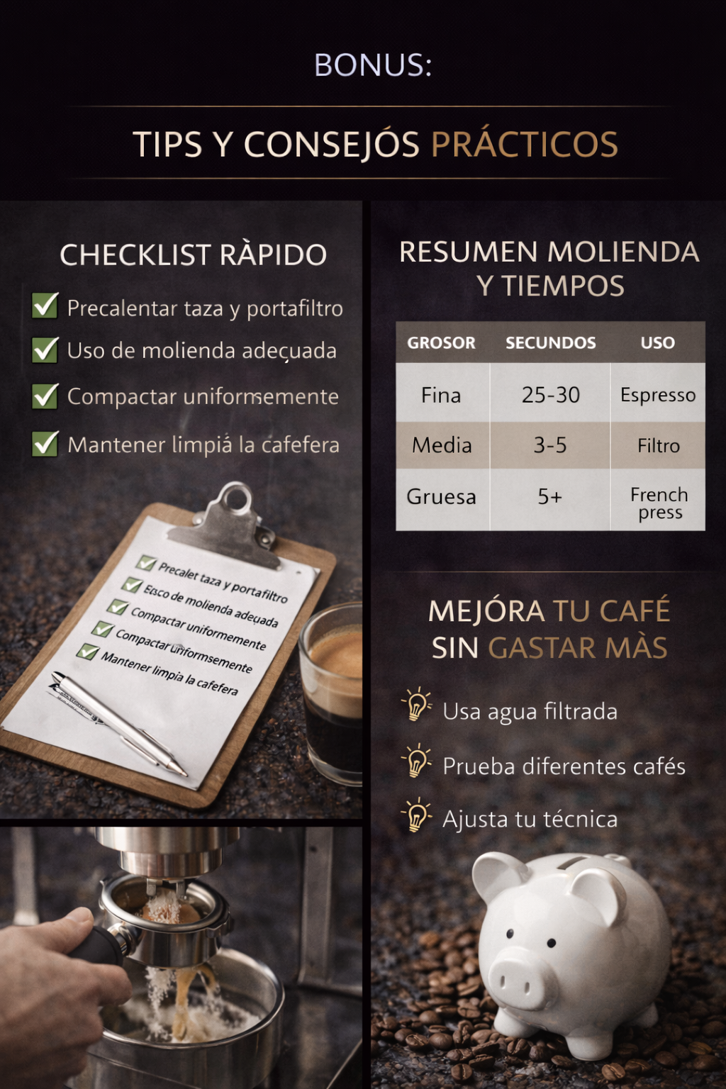 TU CAFETERA ESPRESSO SÍ PUEDE HACER BUEN CAFÉ